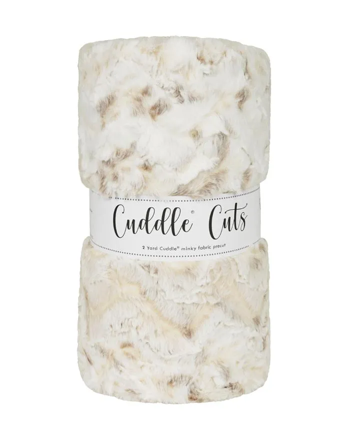 2 Yard Cuddle Cuts Snowy Owl - Natural