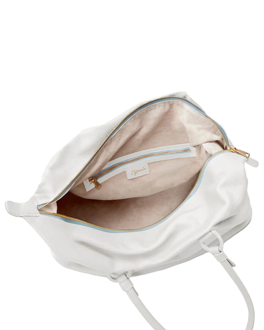 Ava Duffle Bag in Pearl