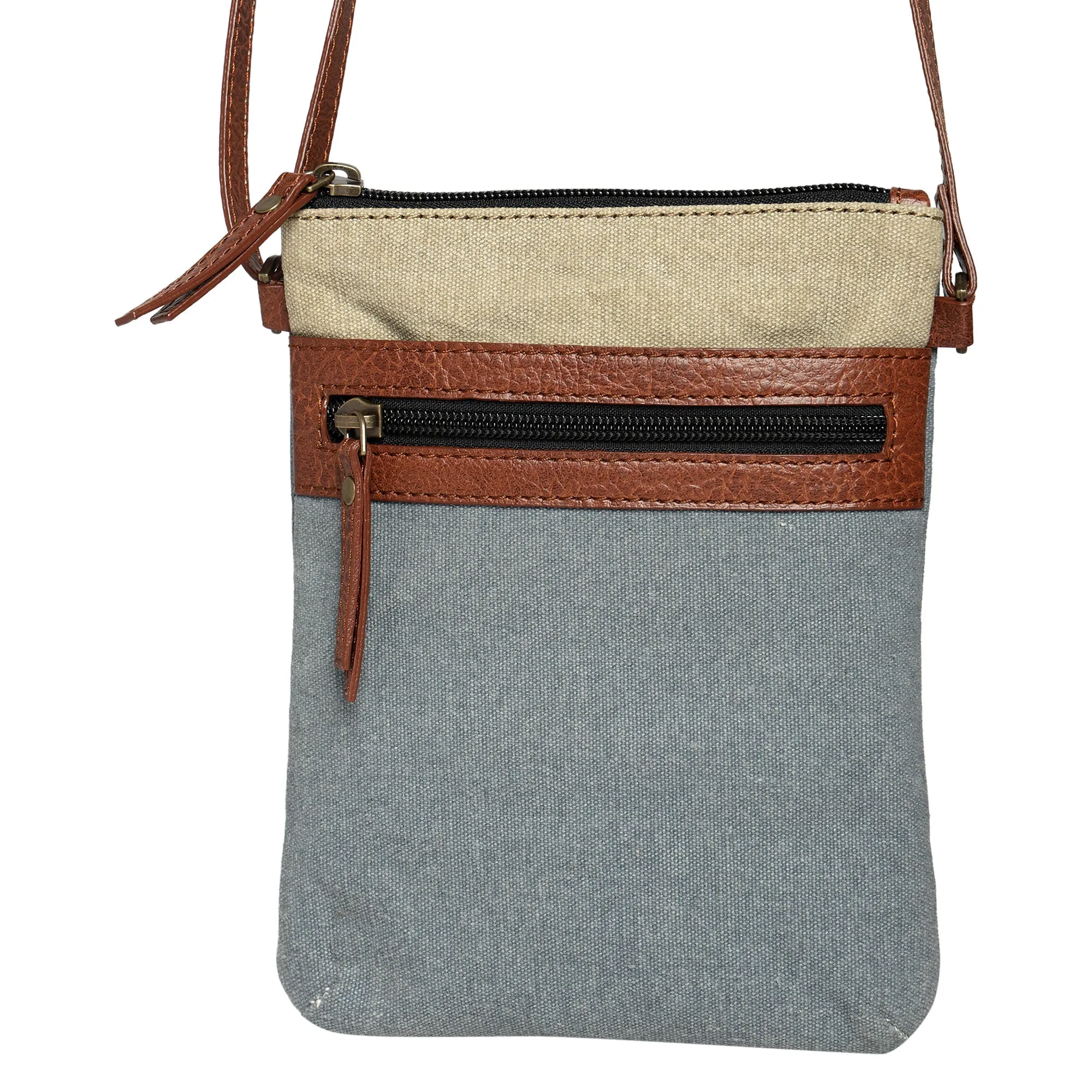 Ava Dusty Blue Small Crossbody