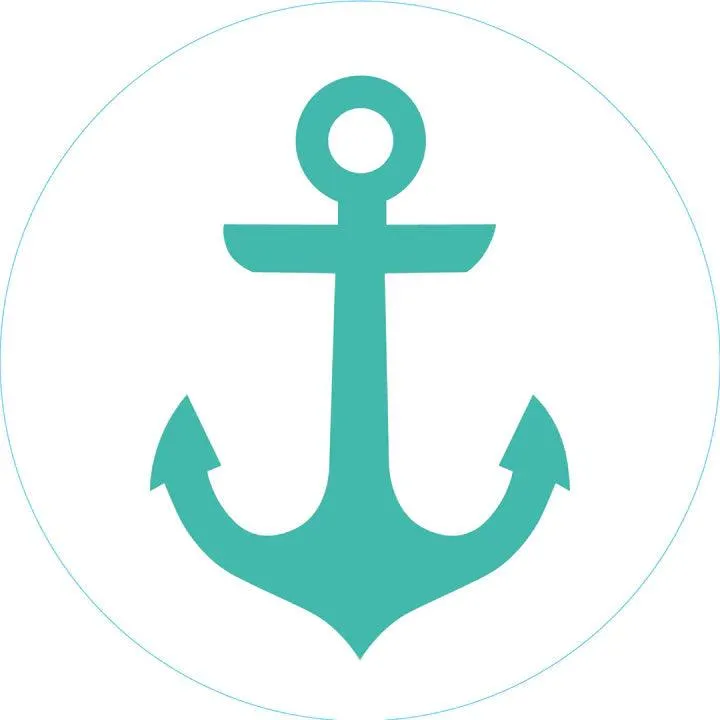 Bogg® Bits - Turquoise Anchor