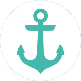 Bogg® Bits - Turquoise Anchor