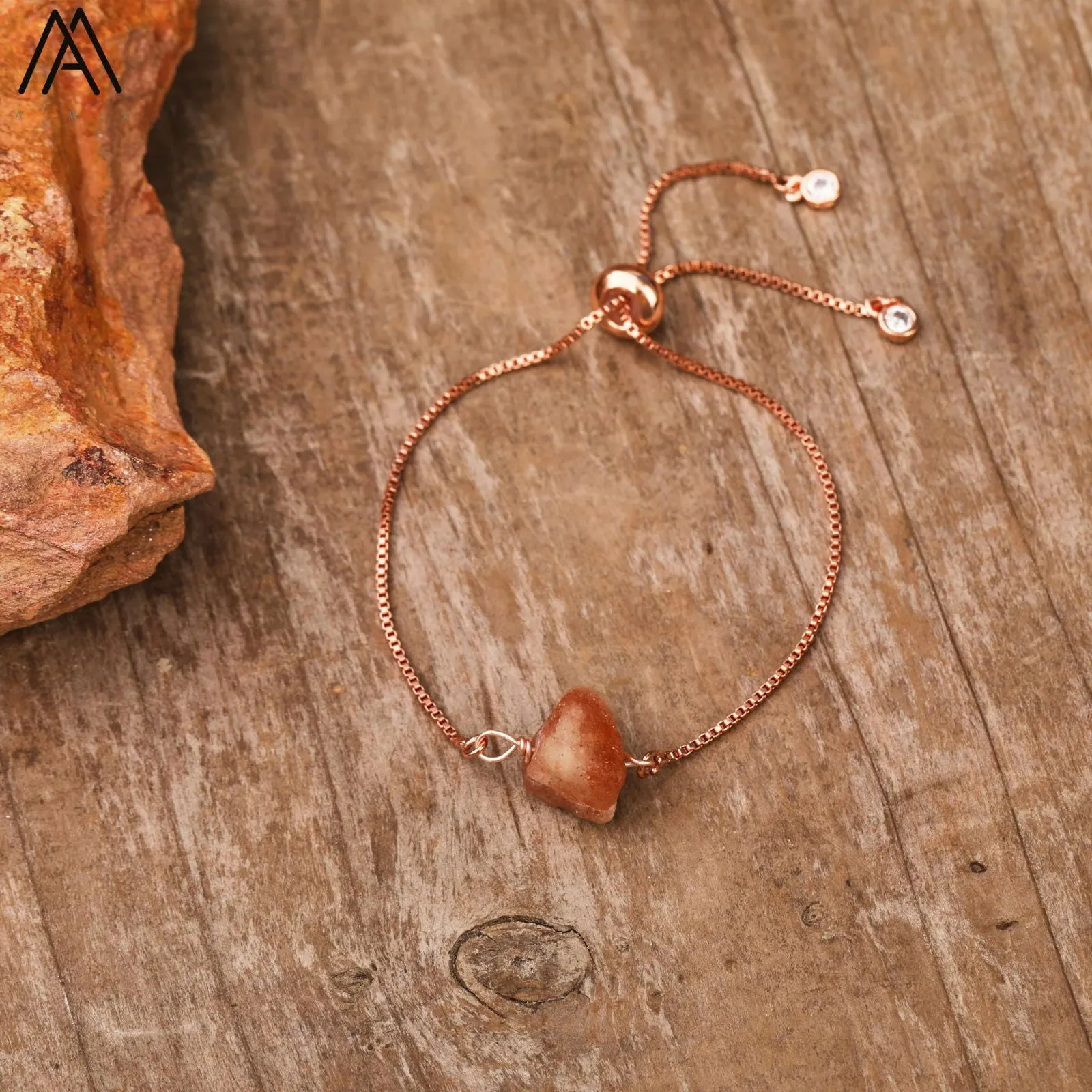 Boho Stone Branch Bracelet