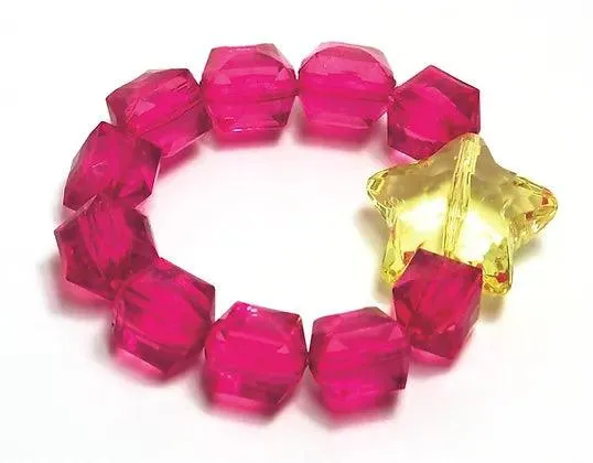 Bracelet | Rock Candy: Star- assorted | Bottleblond Jewels