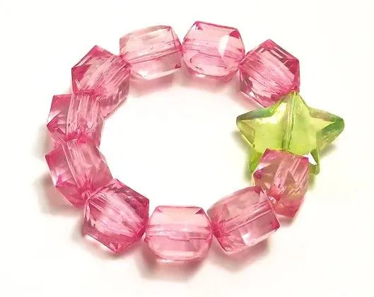 Bracelet | Rock Candy: Star- assorted | Bottleblond Jewels