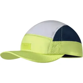 Buff Adults Domus 5 Panel Baseball Cap - Lime - LXL