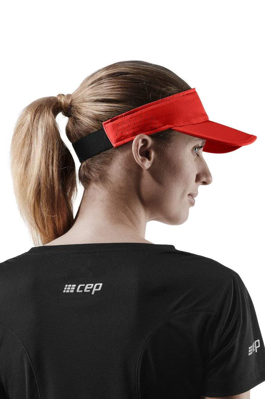 CEP Unisex's Running Visor (One size) - Lava