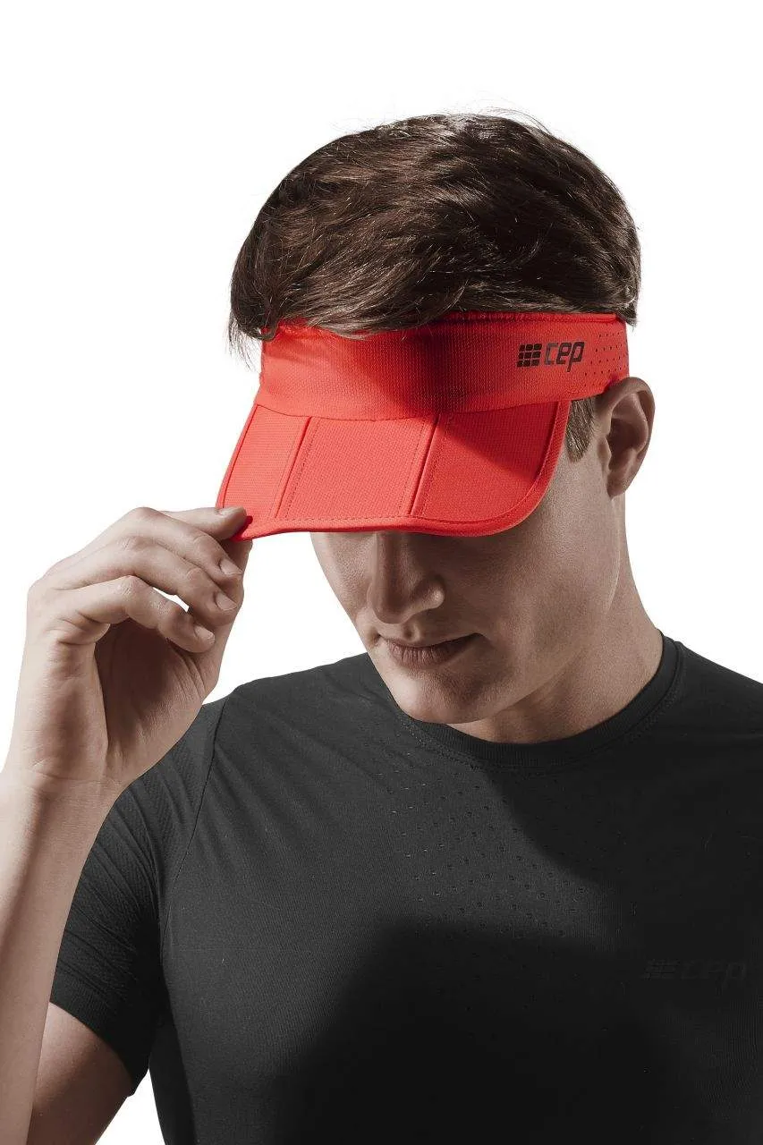 CEP Unisex's Running Visor (One size) - Lava