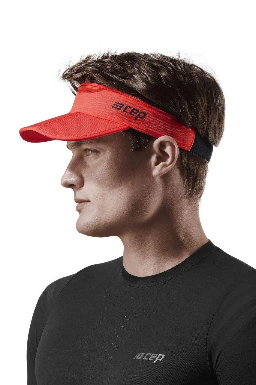 CEP Unisex's Running Visor (One size) - Lava