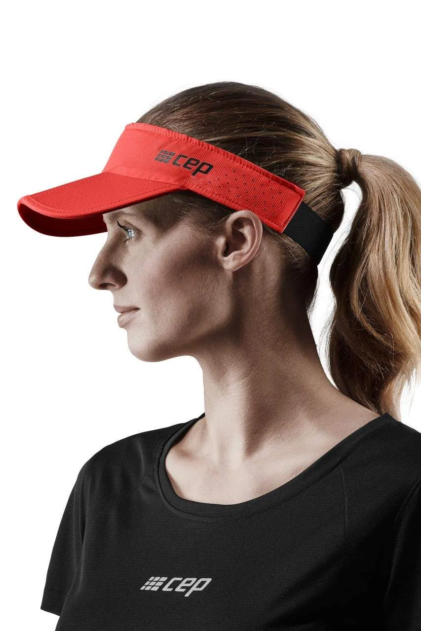 CEP Unisex's Running Visor (One size) - Lava