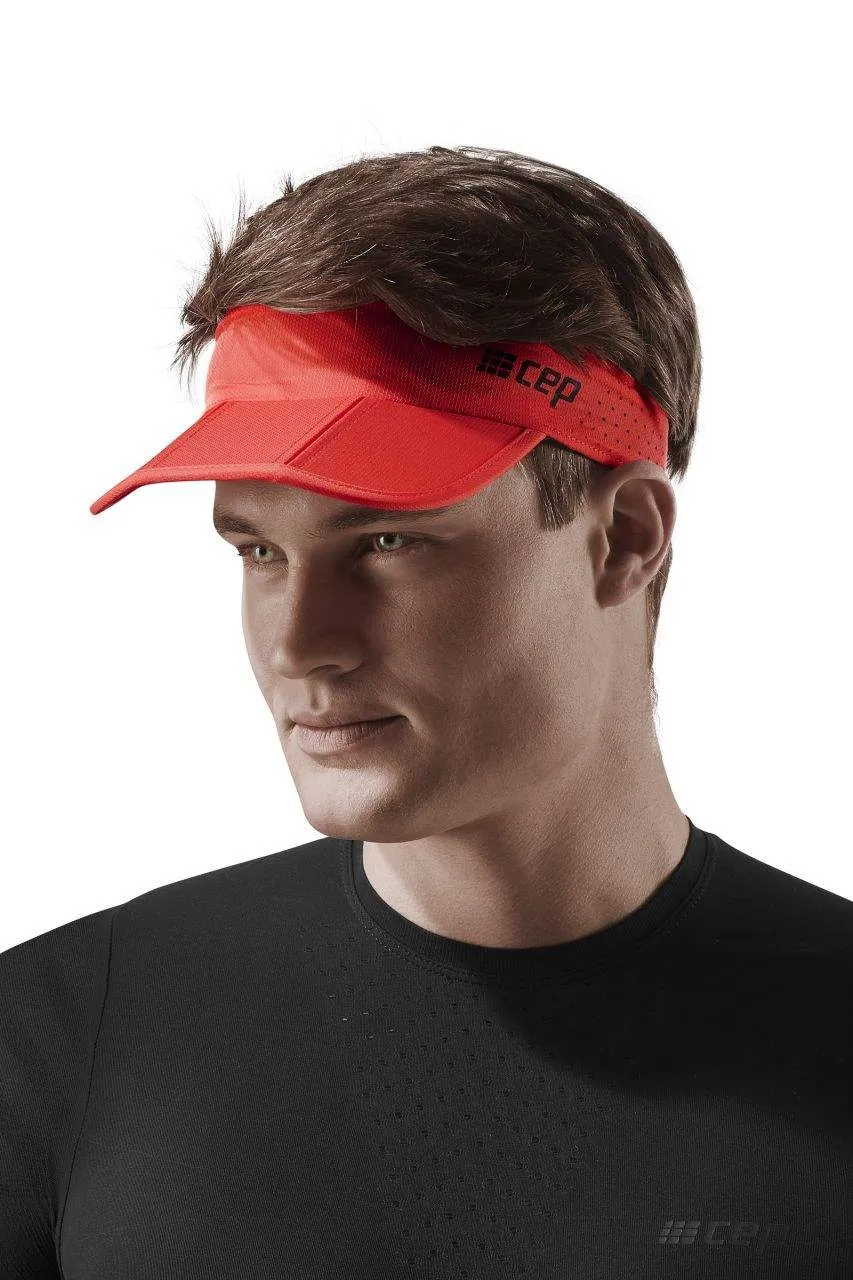 CEP Unisex's Running Visor (One size) - Lava