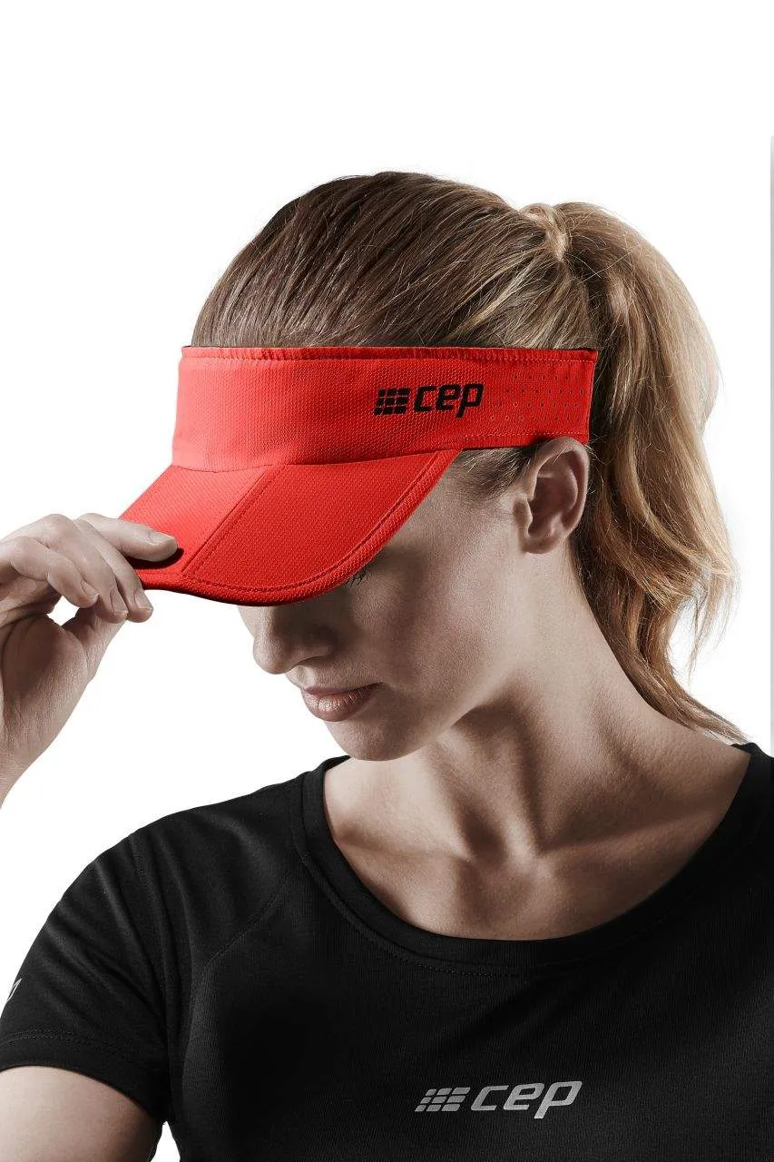 CEP Unisex's Running Visor (One size) - Lava