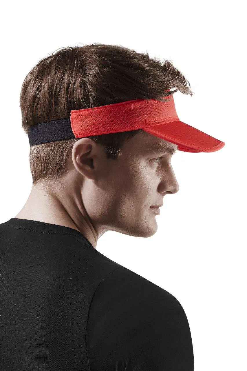 CEP Unisex's Running Visor (One size) - Lava