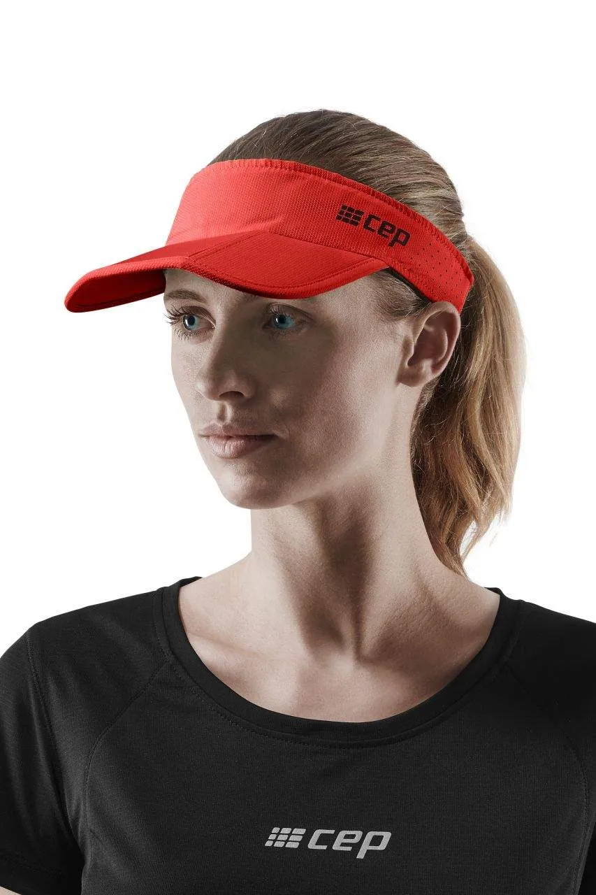 CEP Unisex's Running Visor (One size) - Lava