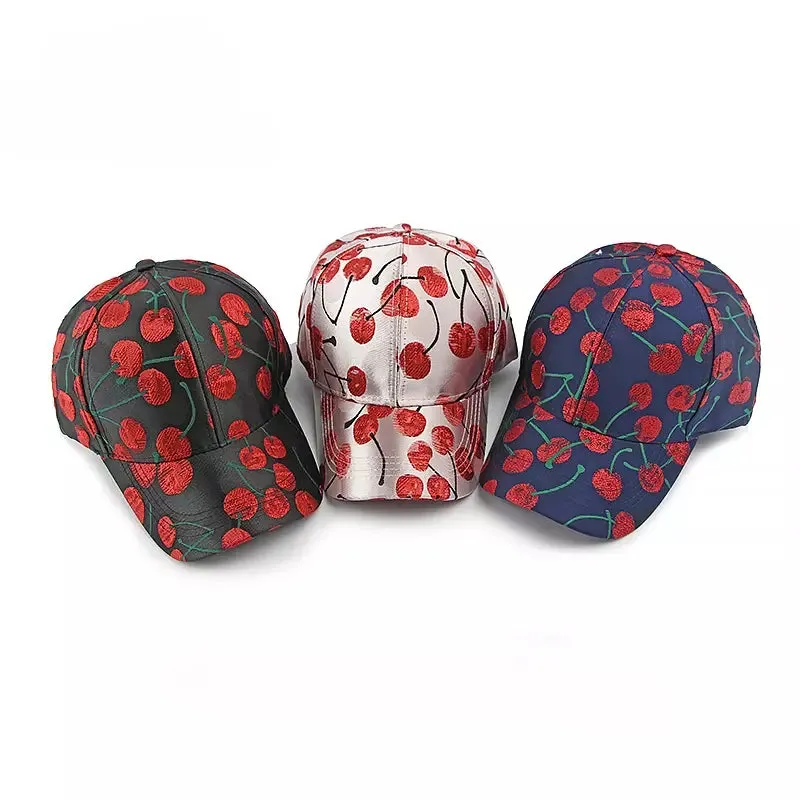 Cherries Jacquard Baseball Cap