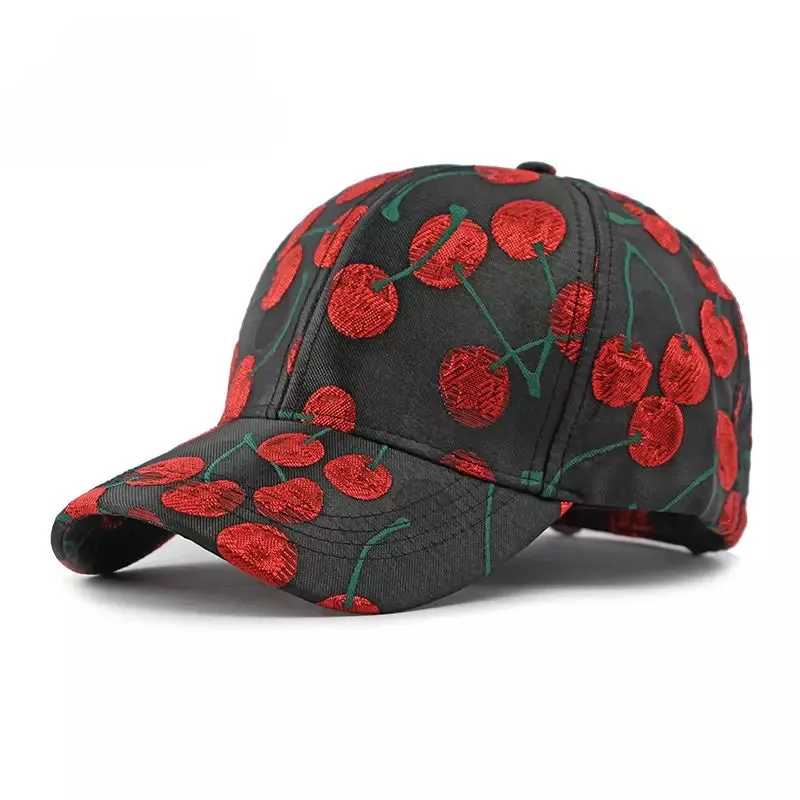 Cherries Jacquard Baseball Cap