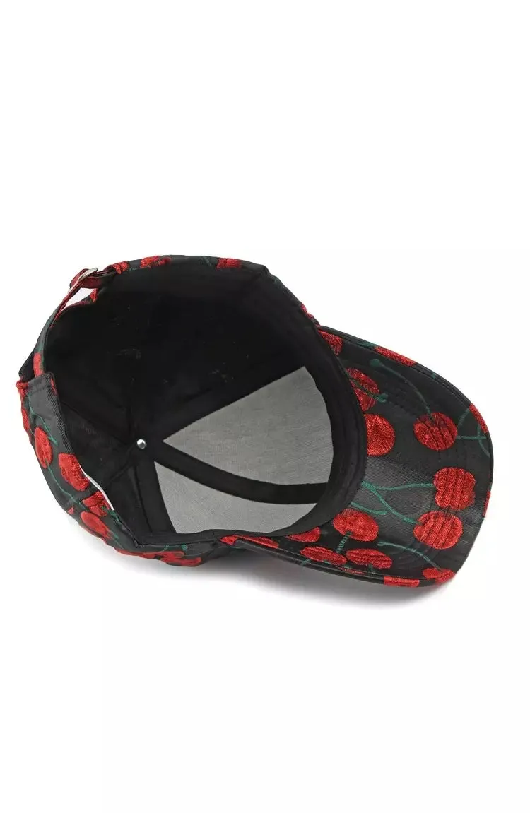 Cherries Jacquard Baseball Cap