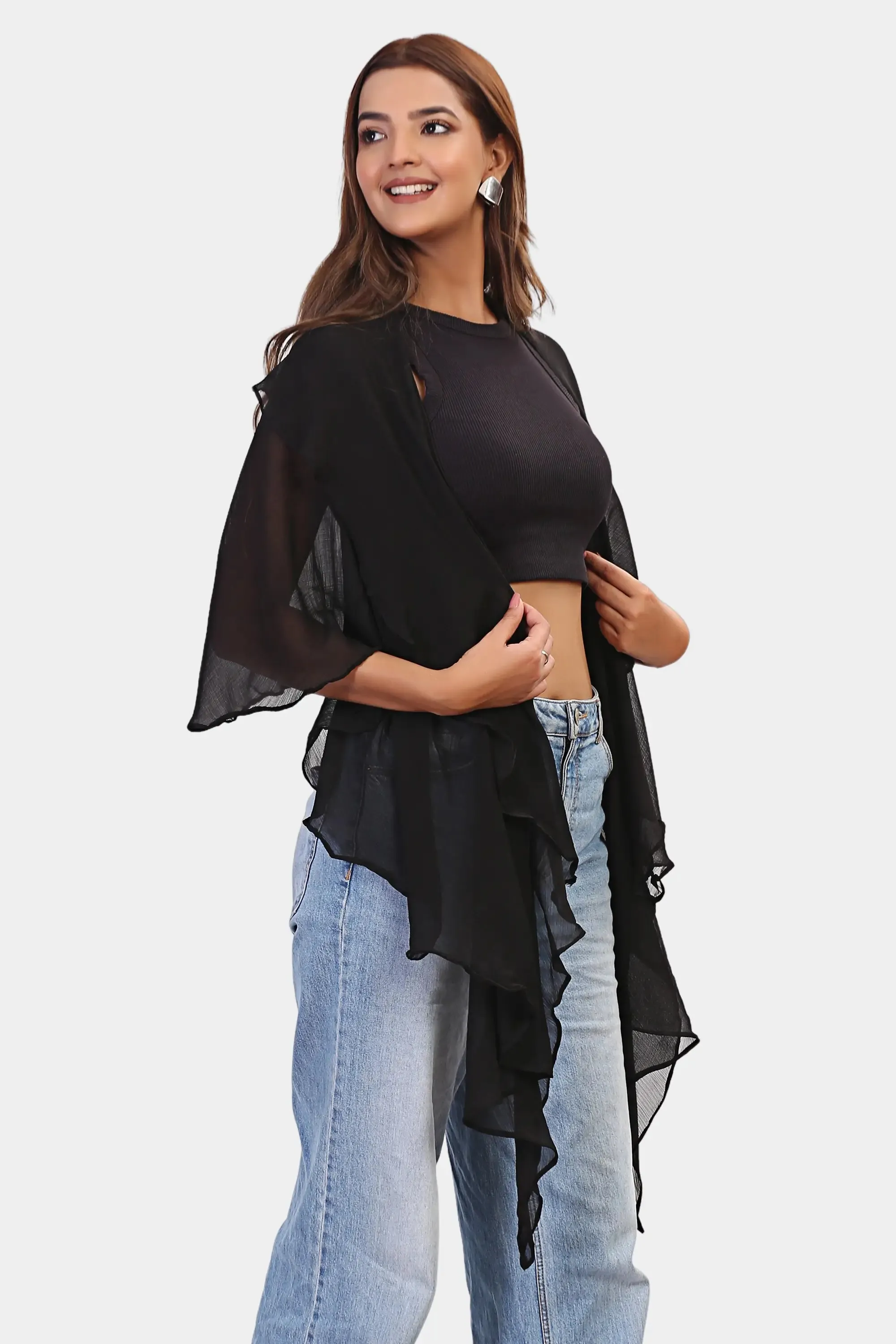 Chiffon Sheer Cardigan Wraps for Women