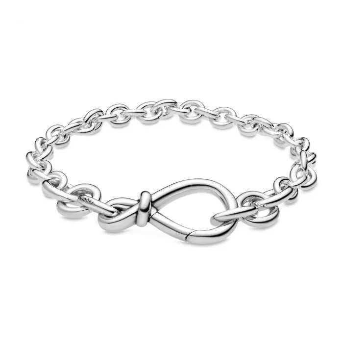 Chunky Infinity Knot Chain Bracelet