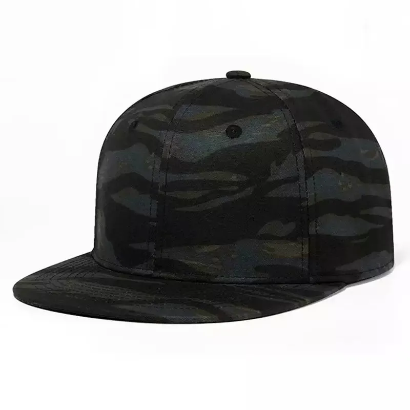 Classic Dark Camouflage Snapback Cap