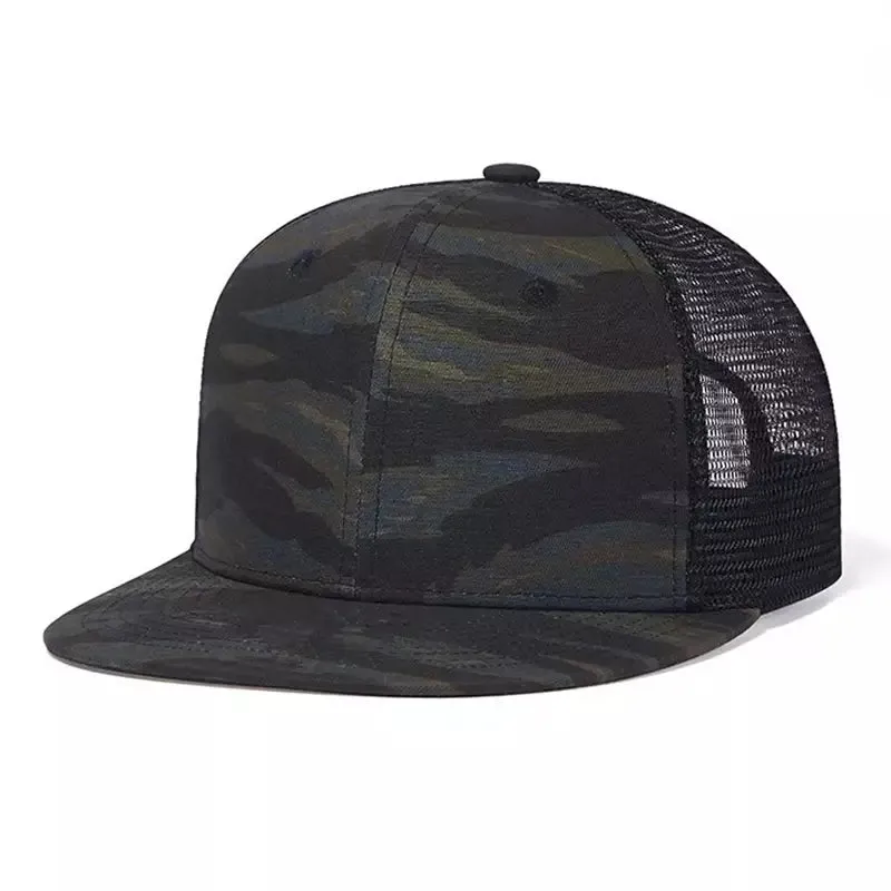 Classic Dark Camouflage Snapback Cap