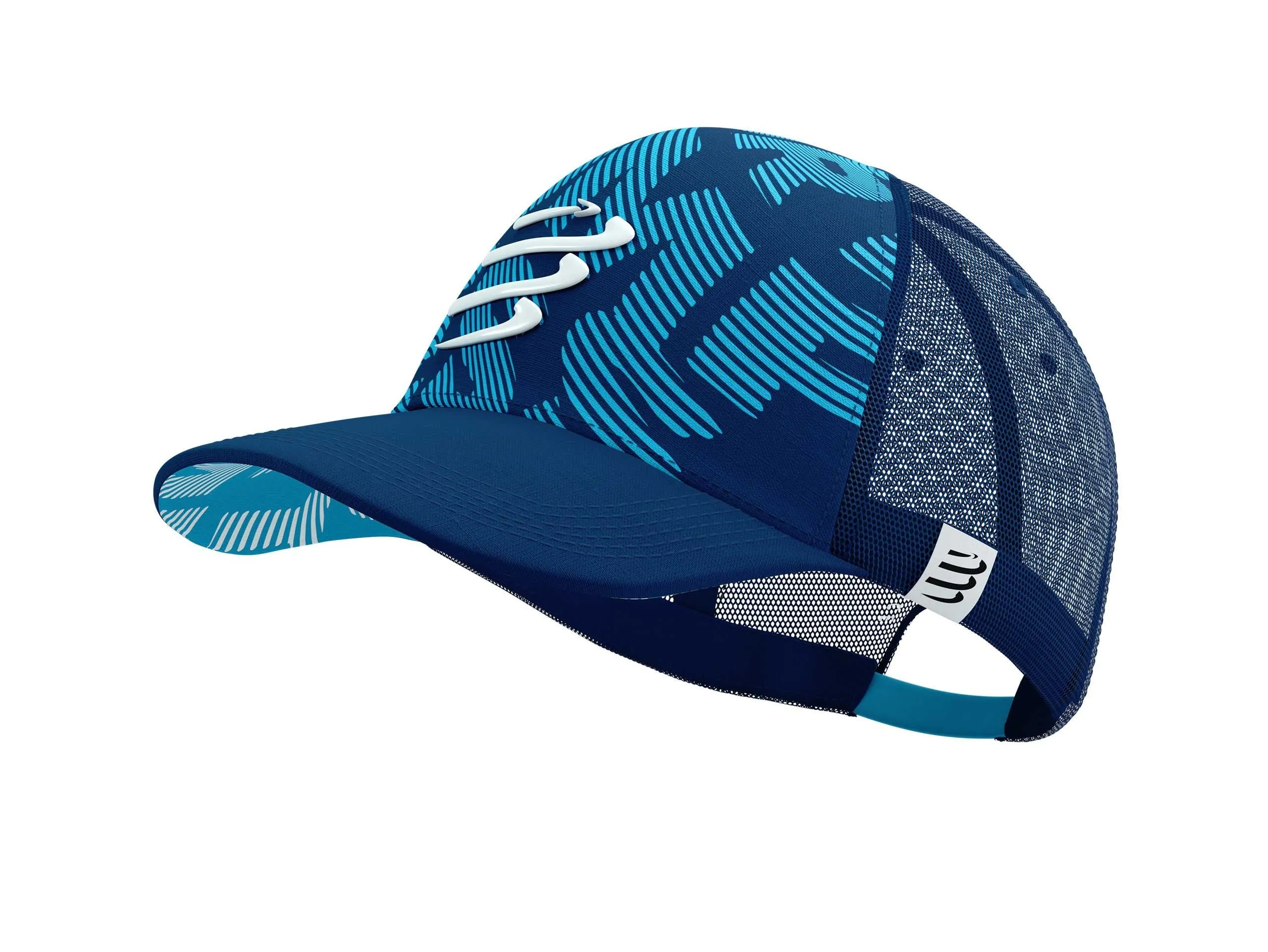 Compressport Unisex's Trucker Cap - Estate Blue/Hawaiian Ocean