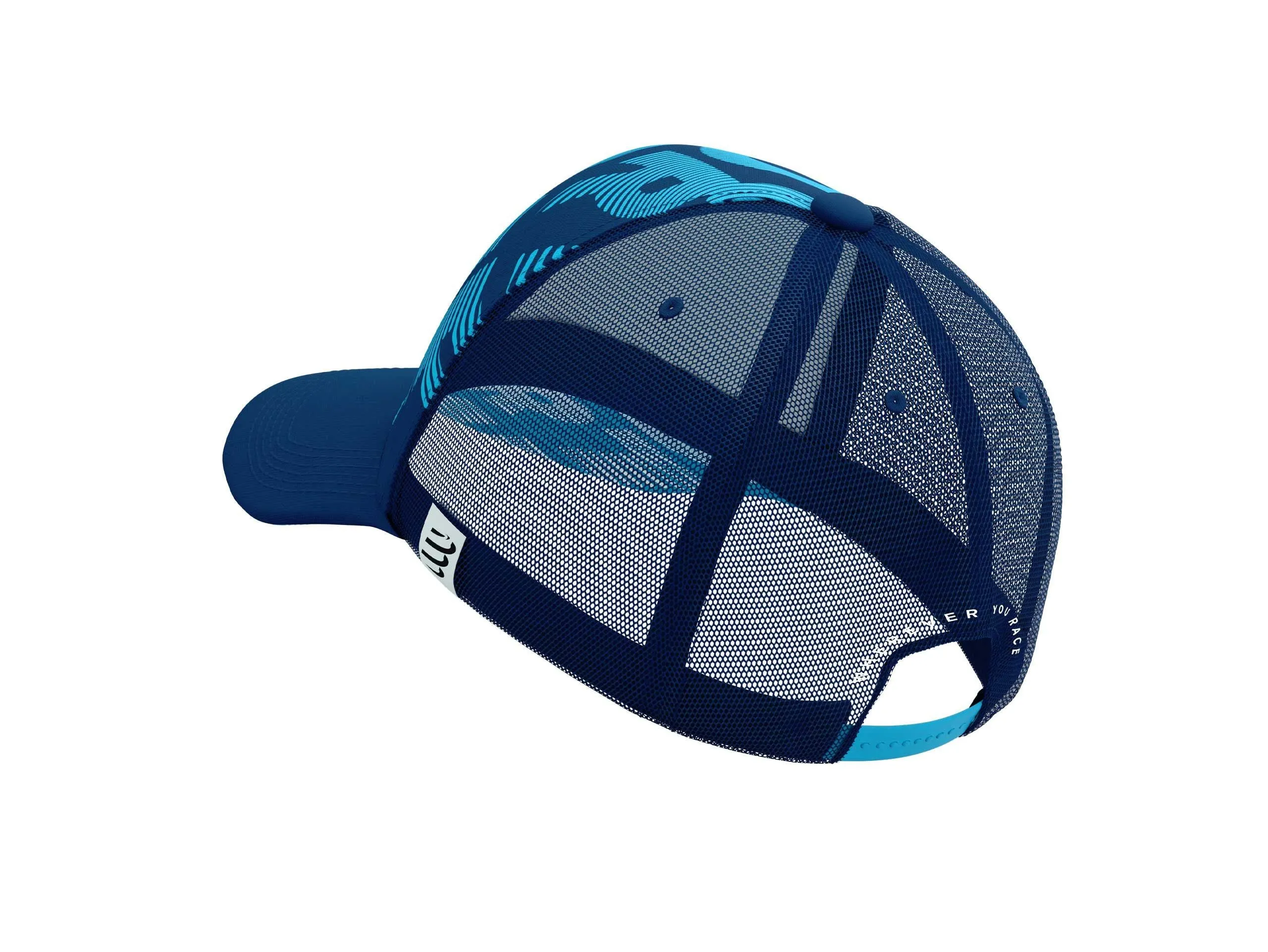 Compressport Unisex's Trucker Cap - Estate Blue/Hawaiian Ocean