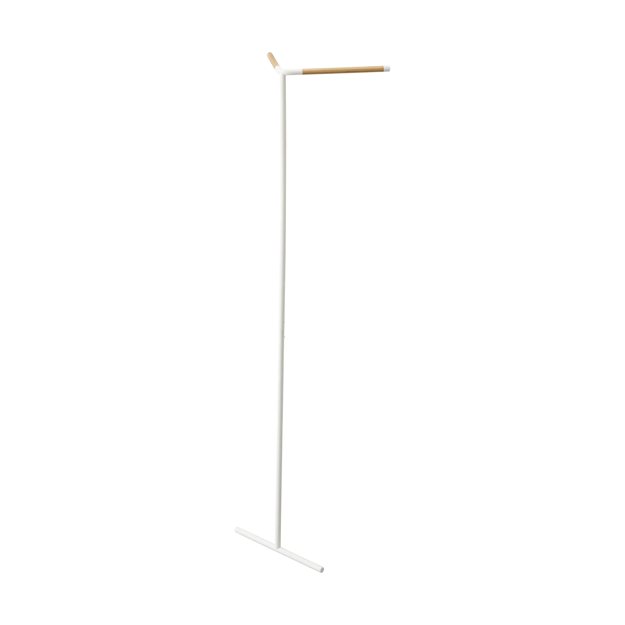 Corner Leaning Coat Hanger (63" H)  - Steel   Wood