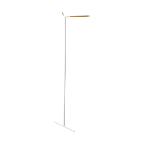 Corner Leaning Coat Hanger (63" H)  - Steel   Wood