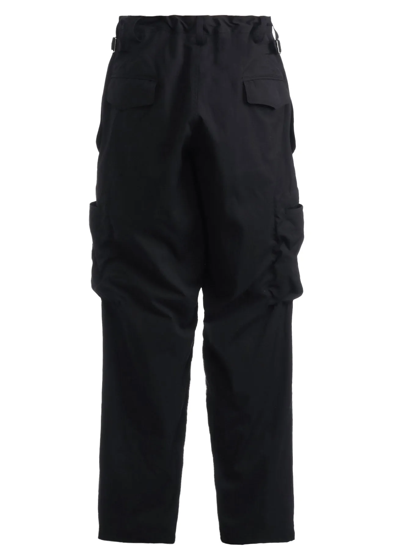 COTTON/NYLON OXFORD PANTS WITH FULLED WOOL GAUZE POCKETS