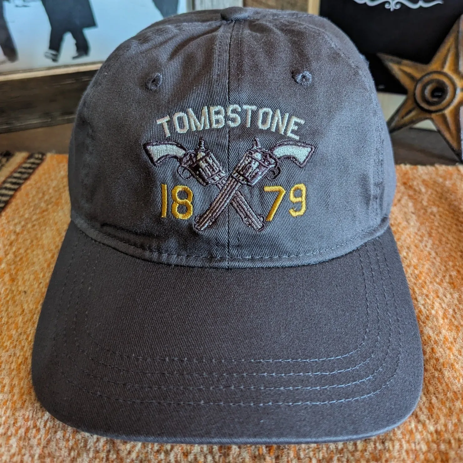 Dad Cap "Tombstone 1879" Baseball Cap by MV Sport GB310