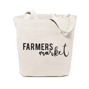 Farmers Market Cotton Canvas Tote Bag by The Cotton & Canvas Co.