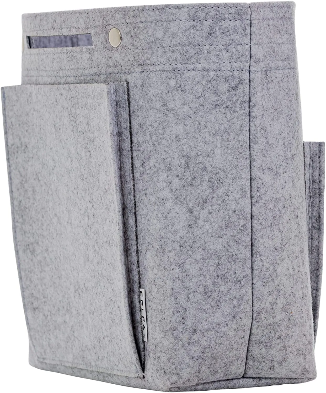 FELFA 11 inch Soft Grey Felt Tote Organizer Insert for Purses, Backpacks, and Tall Totes