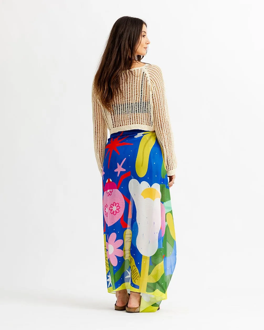 Floral Playground Maxi Flowy Wraps