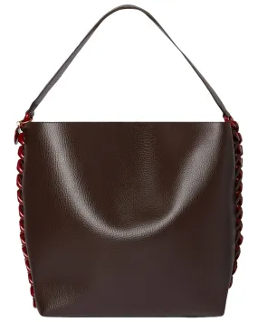 Frayme Tote Bag in Chocolate Brown