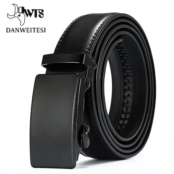 Genuine Leather Belts For Men Automatic Belts Cummerbunds Leather Belt