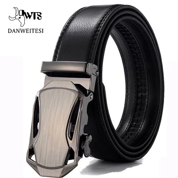 Genuine Leather Belts For Men Automatic Belts Cummerbunds Leather Belt