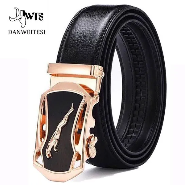 Genuine Leather Belts For Men Automatic Belts Cummerbunds Leather Belt