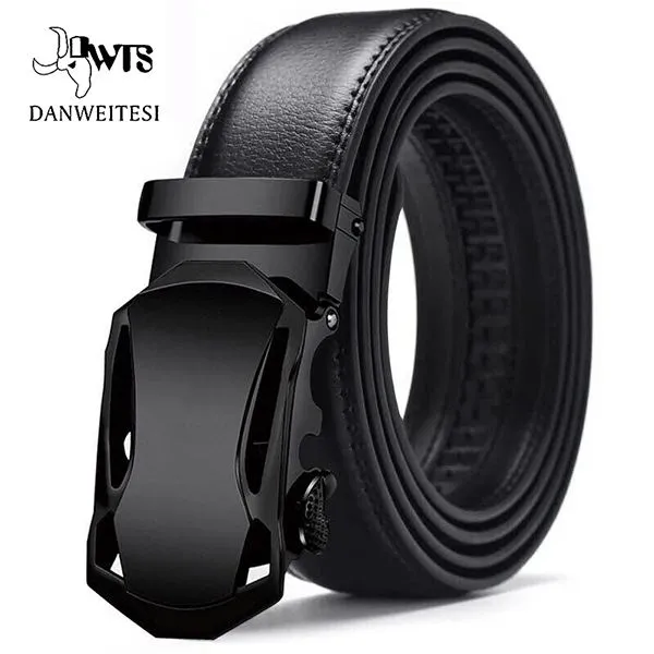 Genuine Leather Belts For Men Automatic Belts Cummerbunds Leather Belt