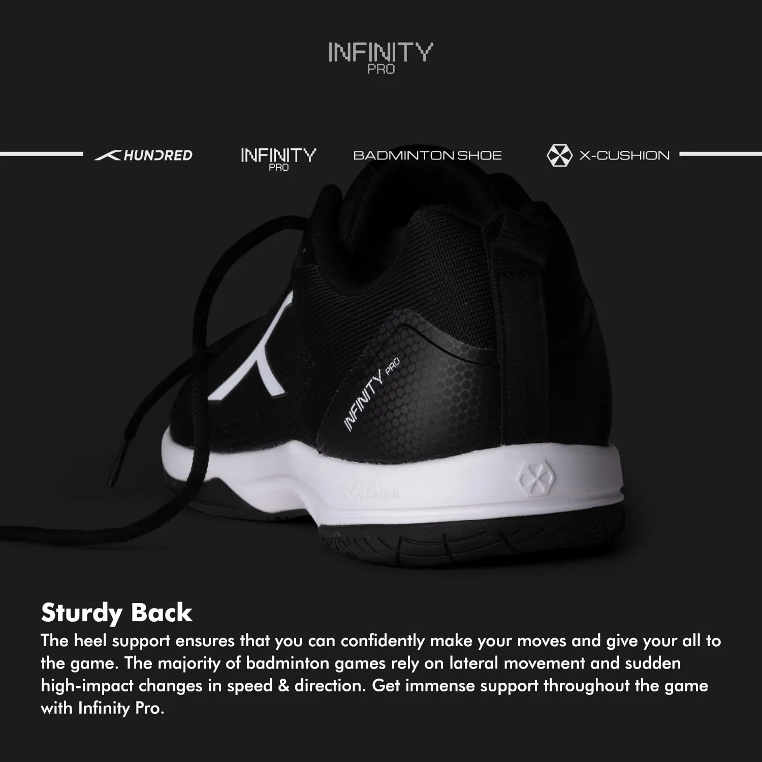 Hundred Infinity Pro Badminton Shoes