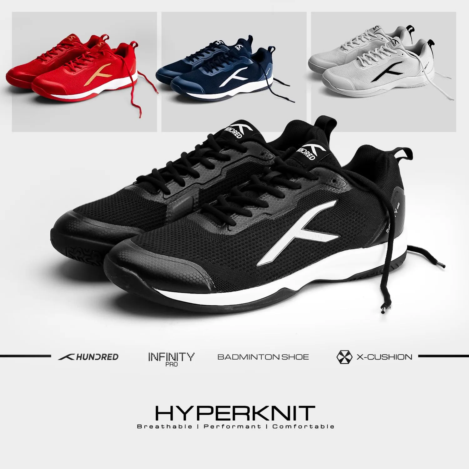 Hundred Infinity Pro Badminton Shoes