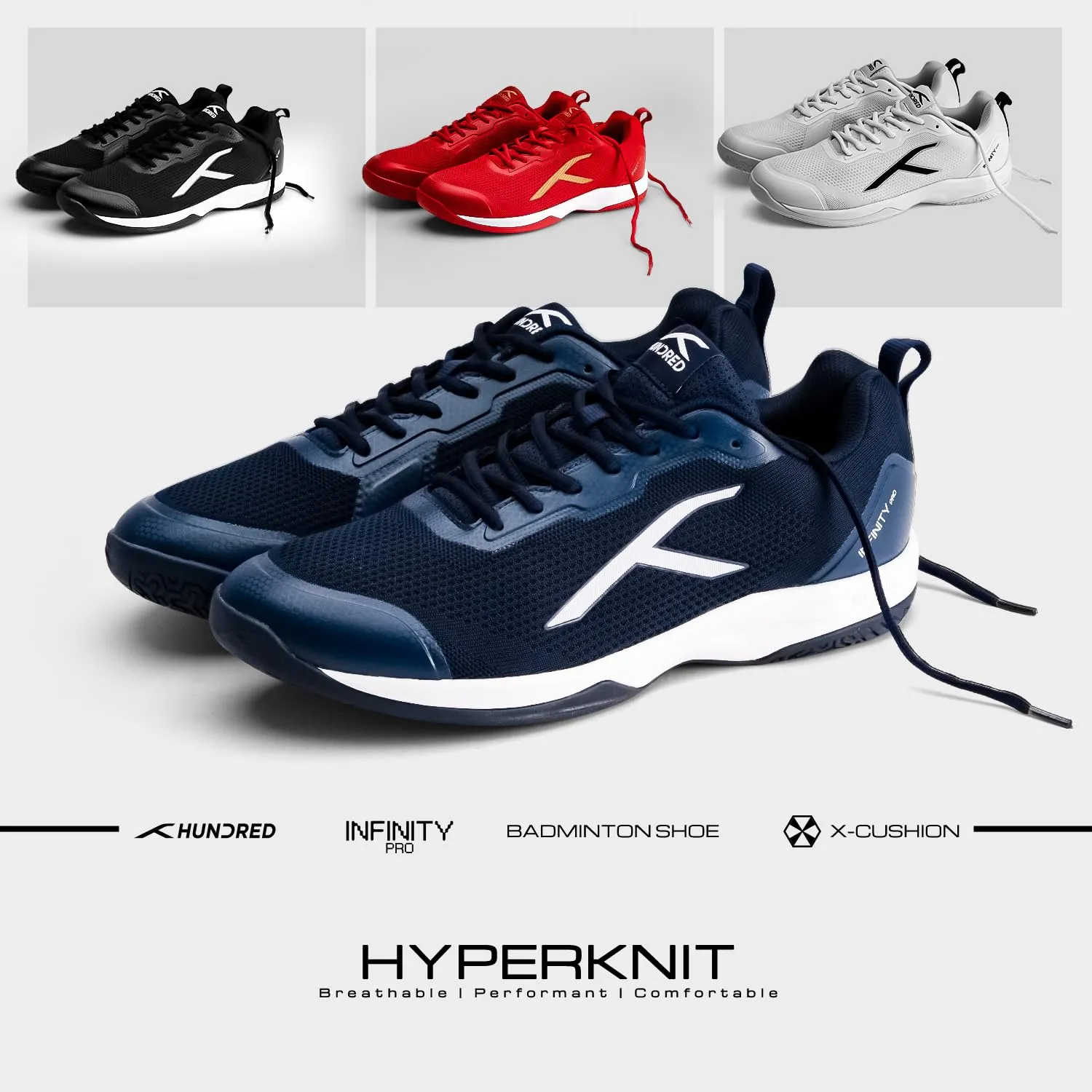 Hundred Infinity Pro Badminton Shoes