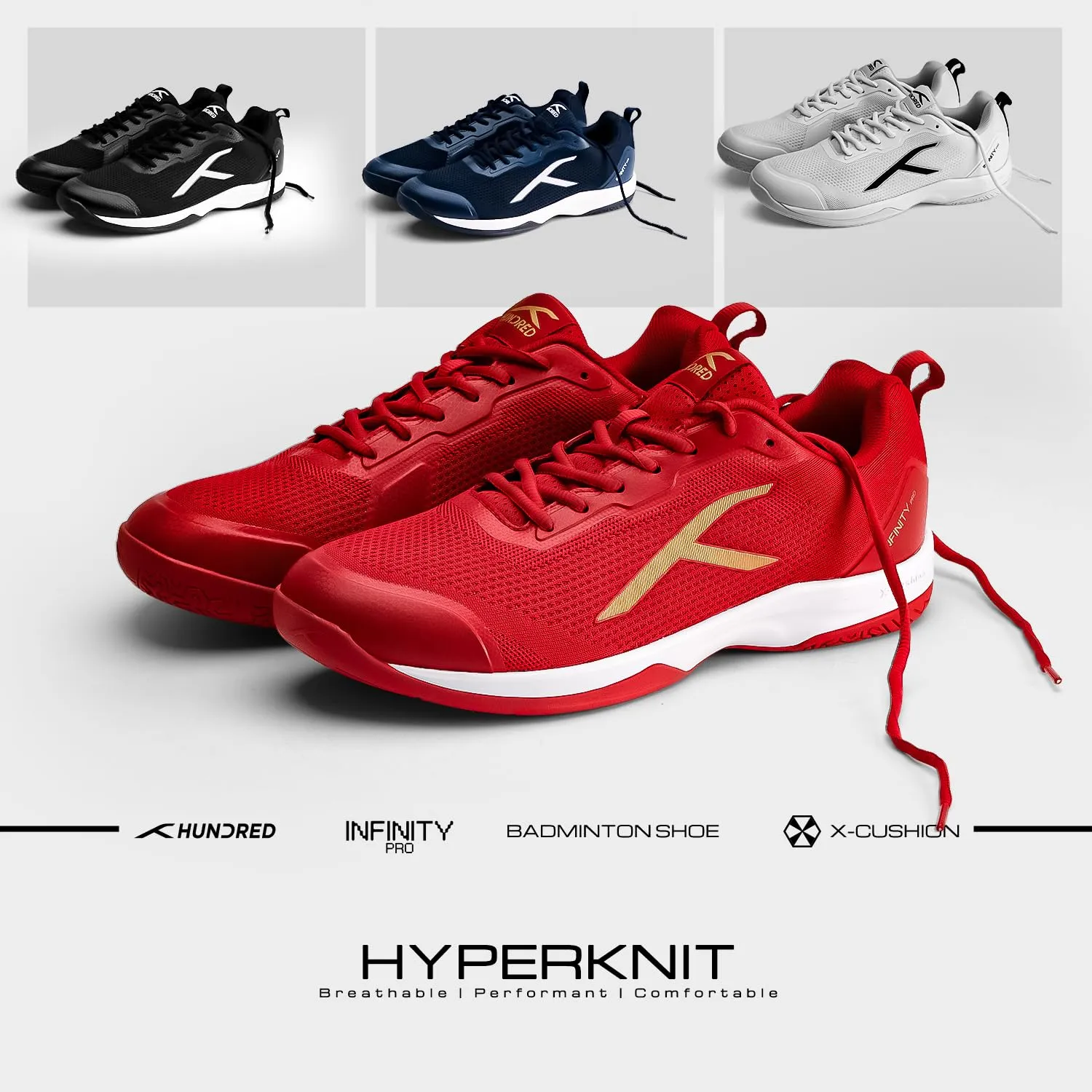 Hundred Infinity Pro Badminton Shoes