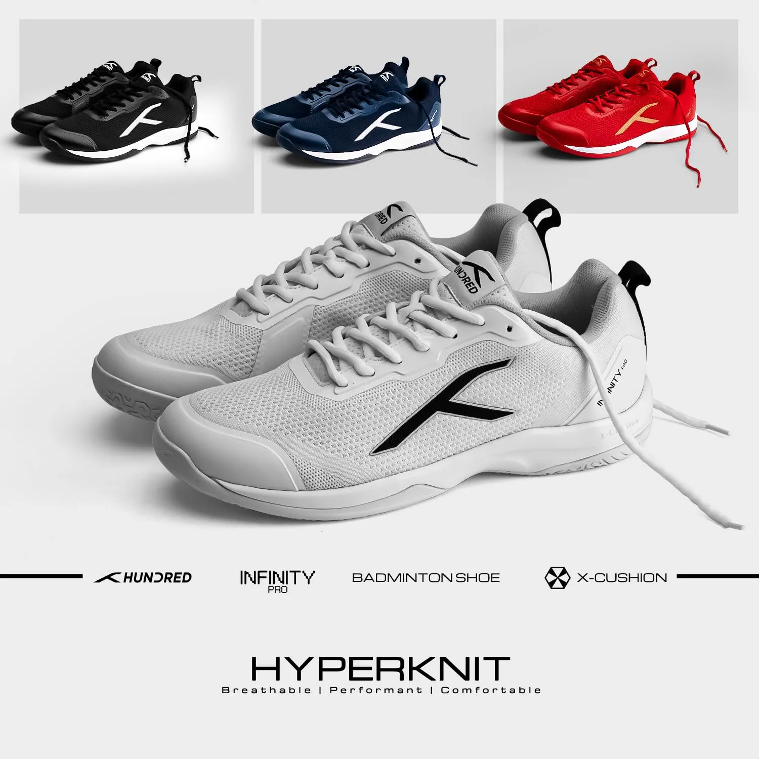 Hundred Infinity Pro Badminton Shoes