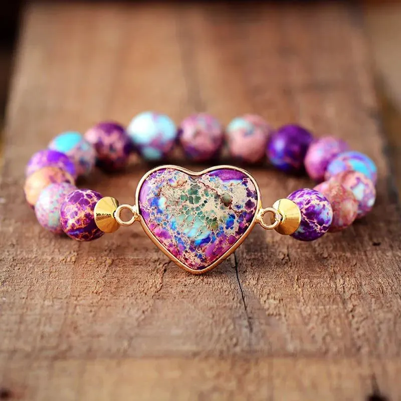 Imperial Big Heart Shape Bracelets Collection