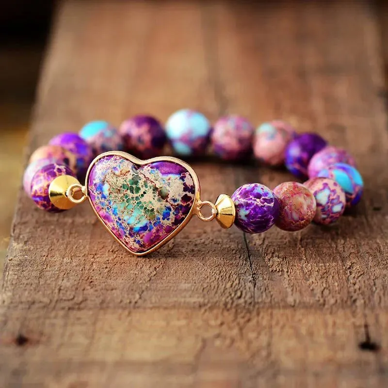 Imperial Big Heart Shape Bracelets Collection