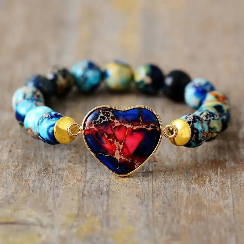 Imperial Big Heart Shape Bracelets Collection