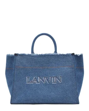 In & Out MM Tote Bag in Denim