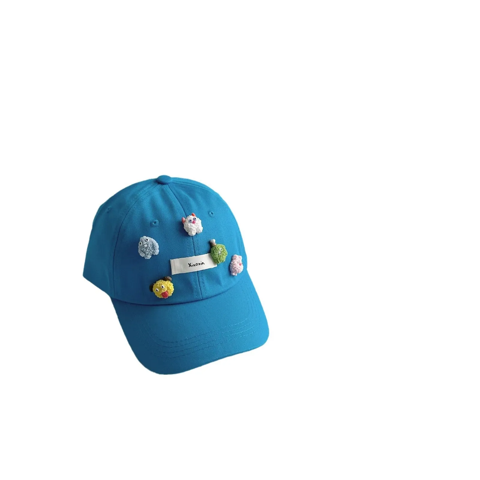 Incomparably cute~ Funny expression children's baseball cap for boys and girls cartoon versatile spring hat sun protection hat