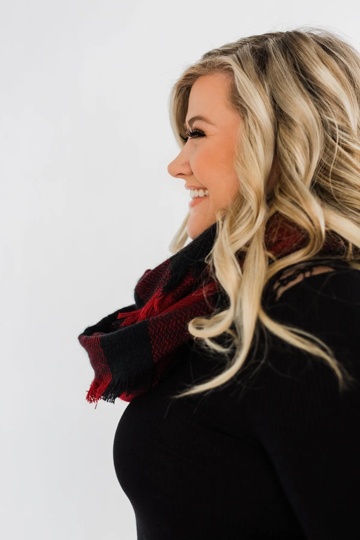 Infinity Scarf- Buffalo Plaid