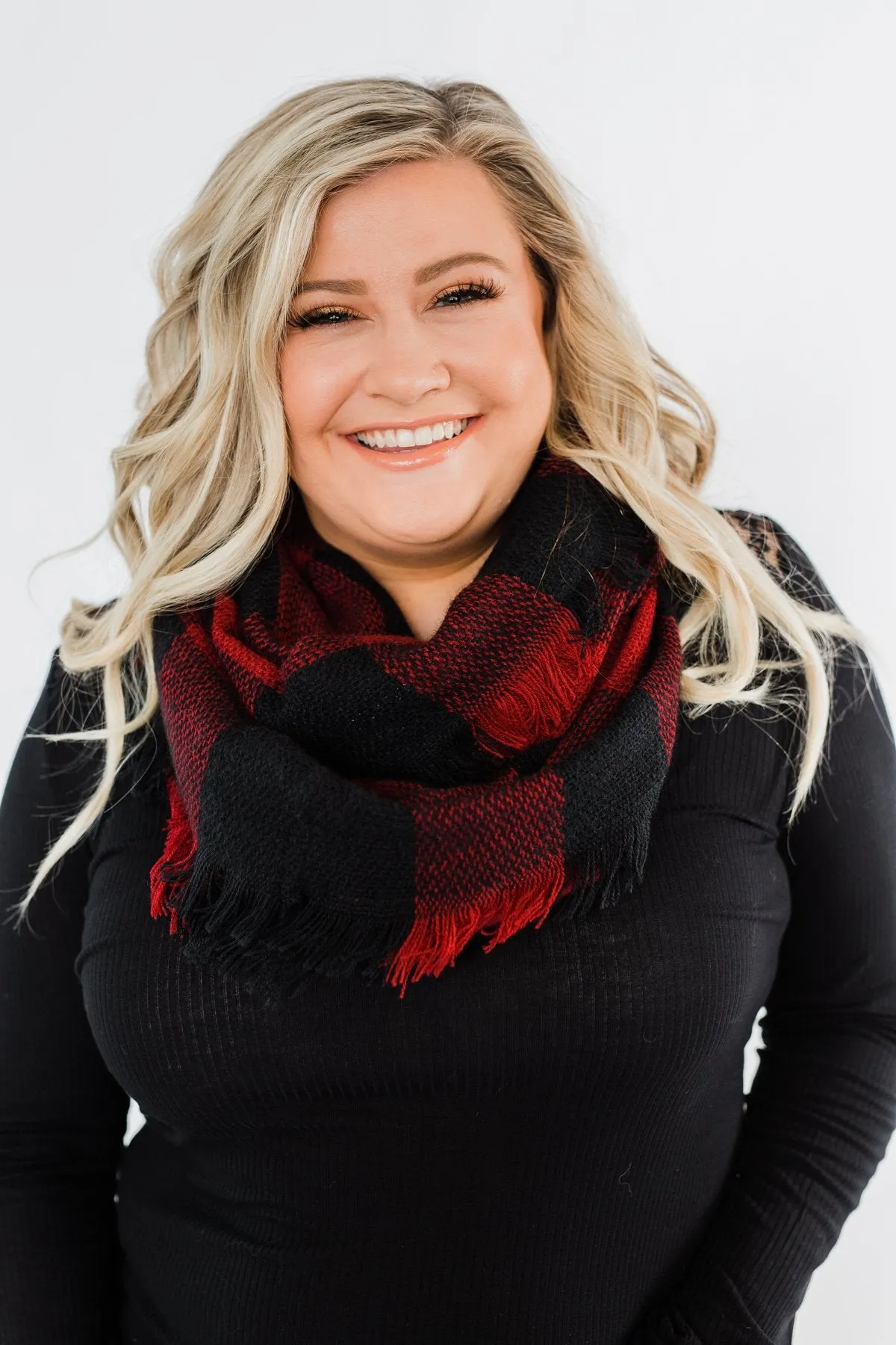 Infinity Scarf- Buffalo Plaid